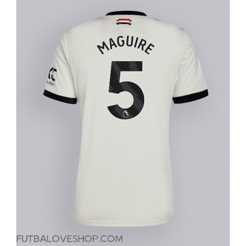 Dres Manchester United Harry Maguire #5 Tretina 2024-25 Krátky Rukáv